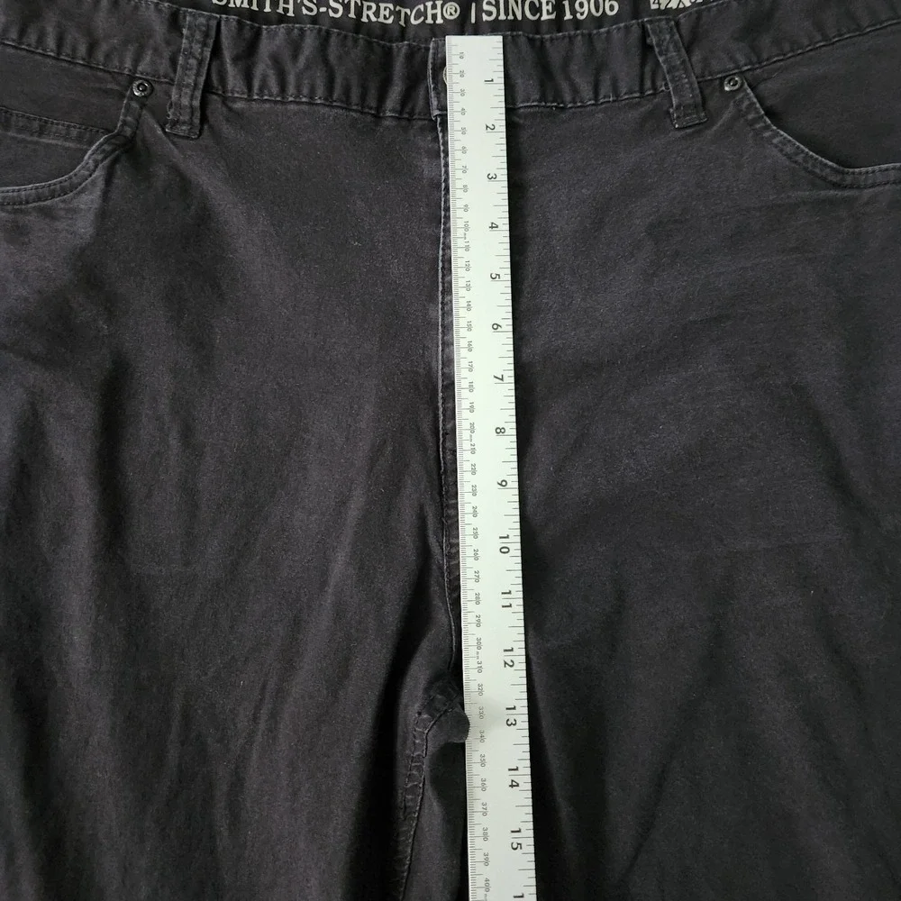 Smith's Workwear Jeans‎ Mens Size 42x32 Black Denim Buffalo Relaxed Work